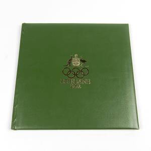 BID BOOK: "Brisbane 1992" [Brisbane, c1988], with slipcase.