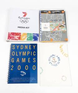 2000 SYDNEY OLYMPICS, group with 1994 Progress Report; Media Kit; booklets; Opening & Closing Ceremony programmes.