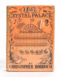 BOOKS: "The Art Journal, Illustrated Catalogue, The Industry of All Nations 1851" [George Virtue, London, 1851] xxvi, 328pp, xxii; half-leather & green morocco binding, marbled end papers. Also, "1851 and the Crystal Palace" by Hobhouse [John Murray, Lond