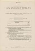 1868 printed Victorian Legislative Assembly statement relating to the transfer of the new Exhibiton Building used for the 1866 Exhibiton to the Trustees  of the Public Library.