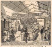 AUSTRALIA AT THE EXHIBITION: "The Vienna Universal Exhibition of 1873. Victoria, Australia. Official Catalogue of Exhibits" [Melbourne, c1873], 31 pp; rebound (without original wrappers). Plus engraving from 'The Illustrated Australian News' of Oct.1874 t - 2