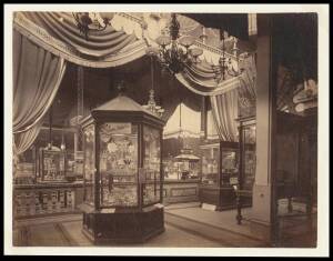 ALBUMEN PHOTOGRAPHS, depicting the "Austrian & American Courts"; "The South Australia Court"; "Interior of the German Emperor's Tent" & "Austro-Hungarian Court" (2 views). Various sizes. (5 items)