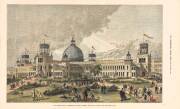 ENGRAVINGS, noted "The International Exhibition Building, Sydney" (hand-coloured); "The New South Wales Court" & "New Zealand Court"; "The Victorian Court"; and "The Promoters of the Sydney International Exhibition". All window mounted, various sizes. (4