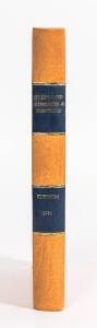 QUEENSLAND AT THE EXHIBITION: "Colonial and Indian Exhibition, 1886. Queensland: Its Resources and Institutions" by Price Fletcher [William Clowes and Sons, London, 1886], rebound in leather preserving the large folding map and most of the bright green fr