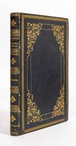 "Colonial and Indian Exhibition, London, 1886. Illustrated Handbook of Victoria, Australia" [John Ferres, Melbourne, 1886], 108 pp, plus 70 leaves of plates of wood engravings incl. 5 folding [lacks "Interior of St.Paul's]; dark blue leather binding with 
