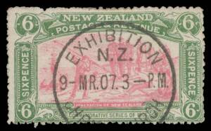 ISSUED STAMPS: &frac12;d to 6d, SG 370-373 complete set with VF/EF 'EXHIBITION/NZ/CHRISTCHURCH' datestamp, Cat &pound;375. (4 Items)