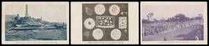 "SEMI-OFFICIAL" POSTCARDS - QUEENSLAND: Government Printer Brisbane - with or without printer's imprint on the address-side - promotional cards comprising monochrome