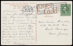 MACHINE POSTMARKS: 1914-15 envelopes x2 & postcards x7 with Exposition slogan cancellations from San Francisco '2' & '3', Oakland, Sacramento & Stockton - all California - plus