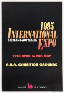1929-2007 EXHIBITIONS: Large binder housing diverse range of printed material incl. catalogues, correspondence, pamphlets, brochures and other publicity material for a diverse range of Exhibitions and Trade Fairs from 1929 BARCELONA to the 2007 IRRESISTAB