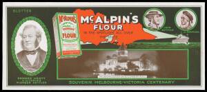 Envelopes with various promotional slogan cancels x4; two envelopes with different promotional imprints; "Australia's/Great Event!" programme of events;&nbsp;City of Melbourne&nbsp;"Order of Ceremony" & Entree Card;&nbsp;McAlpin's Flour&nbsp;promotional blotting card in supe