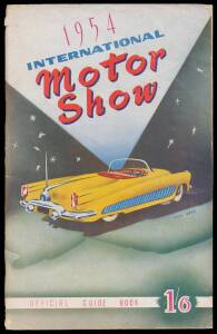 MELBOURNE MOTOR SHOW: "International Motor Show" Official Catalogues or Guide Books for 1952, 1954, 1958, 1960, 1961, 1963 & 1966. (7 items).