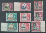 BASUTOLAND / LESOTHO: 1961 Surcharges '½c' on ½d to 'R1' on 10/- with singles, blocks and part-sheets plus CTO blocks of 4, 1961-63 Value in Cents including 12½c x12 25c x10 50c x18 and 1r x6, 1966 'LESOTHO' overprints to 1r and Postage Due blocks to '5c'