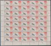 FALKLAND ISLANDS: 1955-57 ½d to 2d pairs plus 1/- imprint block of 12, 1960-66 Birds singles, pairs, blocks of 4 & 6 and large part-sheets (ex 2d) to 1/- plus 2/- x2 & 5/- x2 pairs, noted 1d Weak Entry (R12/5) x2, 1962 Radio x15 sets, 1964 50th Anniversa - 2