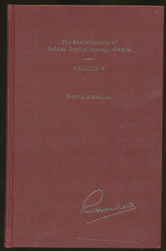 "Encyclopaedia of British Empire Postage Stamps" "Volume I: The Empire in Europe", "...Vol II: Africa", "...Vol III: Asia" "...Vol IV: Australasia" & "...Vol V: North America", a few minor blemishes on the covers & endpapers but the pages are otherwise ve