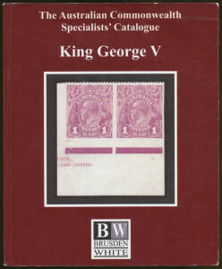 AUSTRALIA: "Kangaroos" (2013) & "King George V" (2007) editions of the "Australian Commonwealth Specialists' Catalogue", edited by Dr Geoff Kellow RDP. Absolutely indispensable references. (2)