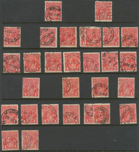 Array on Hagners with 1d red x400, 1&frac12;d black-brown Single Wmk x180+ & Large Mult Wmk x43, 1d green SMult Wmk Perf 14 x37, Perf 13&frac12;x12&frac12; x30 & CofA x600+ and CofA 2d red x68. Stated to be unchecked for postmarks. NO RESERVE. (1300+)