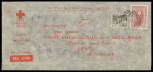 Mounted collection of WWII civilian censor mail with a wide array of censor labels & cachets from NSW x55 (one with boxed 'AUSTRALIAN PUBLICITY CENSORSHIP/...' h/s), Queensland x16, South Australia x18, Tasmania x10 (two with scarce 6/1 label of Launcesto