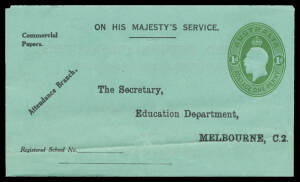 WRAPPERS: Mostly unused selection with KGV 1d green Die I CTO, Queen Mother 1d (unfolded), KGVI Three-Quarter Face 1&frac12;d (unfolded), STO QEII 2&frac12;d used x3 (one uprated), etc, also KGV Oval 1d green/blue lettersheet & three Territories Aerogrammes, condition 