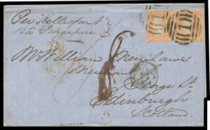 GREAT BRITAIN - SCOTLAND: 1856 (Jan 30) double