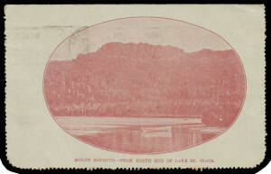 Album of mostly Postal Stationery from all Colonies/States except Western Australia, a bit light on but including NSW 1d Postal Card with 'OS/NSW' puncture, Queensland 1d Postal Card "Botanic Gardens..." (early tennis photo), Tasmania 'ONE PENNY' on 2d Le