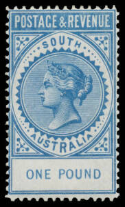 2/6d violet, 5/- rose-pink, 10/- green & &pound;1 blue SG 195a-197a & 199a, large-part o.g., Cat &pound;935. (4)