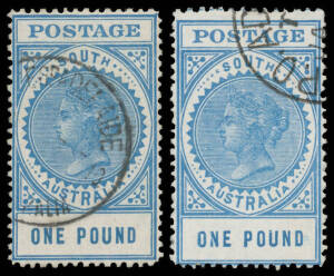 All-different printings/shades comprising 6d x2, 9d x2, 10d x2, 1/- x2, 2/6d x3, 5/- x2, 10/- & &pound;1 x2 (one CTO; unlisted in the ACSC), Cat $950 (&pound;750). (16)