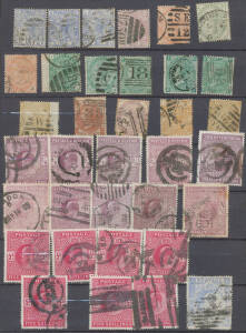Mostly 19th Century surface-printed issues with some better values, postmark interest, condition rather mixed but many are of very pleasing appearance, high catalogue value. Inspection may reward. (150+)