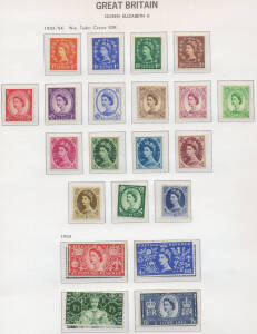 1952-70 Issues with 1952-54 & 1955-58 Wilding sets, St Edward's Crown Castles, 1958-61 Graphite Bars & 1959 Phosphor/Graphites, mostly very lightly mounted, then the Commomoratives complete including with Phosphor Bands, unmounted, & Regionals. (300 appro