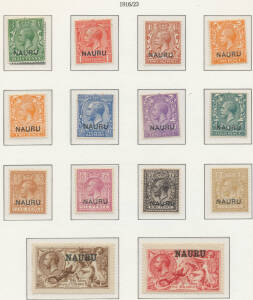 1916-2002 Issues virtually complete - missing 10/- Seahorse & a few rather modern issues - including Ships both sets & M/Ss in expensive KaBe hingeless album, post-WWII issues mostly unmounted. (100s)