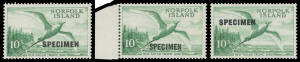 1947-2002 Issues virtually complete - missing a few rather modern issues - including M/Ss in expensive KaBe hingeless album, mostly unmounted including Ball Bay White Papers & 10/- 'SPECIMEN' all 3 types, etc. (100s)
