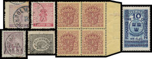 Collection in two expensive Lighthouse albums with a good range of earlies including 1858 3o black, 1858-72 New Currency set, 1862-72 17o purple, 1910-19 Postage Dues both sets mint blocks of 4, 1916 Clothing Fund Postage set used, Postage Due set mint & 