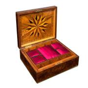 A 19th century Australian timber sewing box