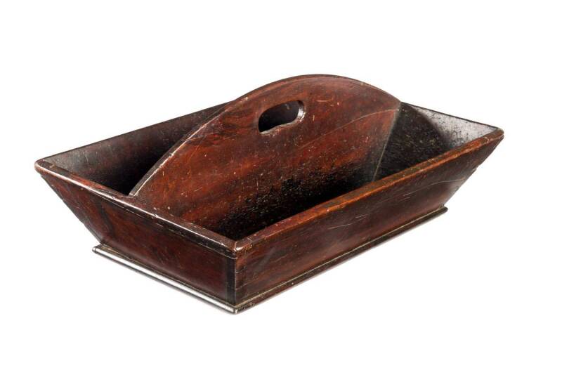 An Australian cedar cutlery tray, 19th century