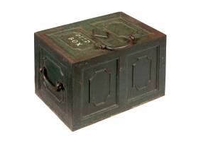 The Jerilderie bank, NSW cast iron deedbox, c1875 