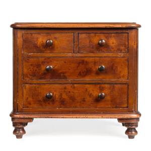 A huon pine apprentice chest, late 19th century