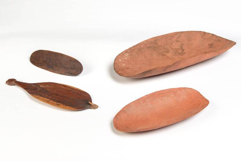 A group of four Aboriginal artifacts