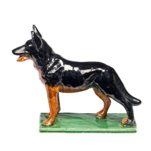 BOSLEY Pottery Kelpie dog statue