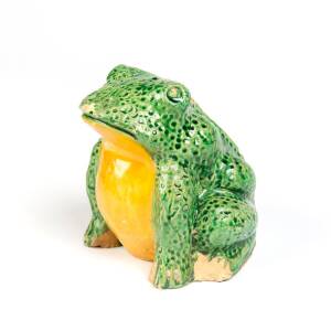 BOSLEY Pottery garden frog 