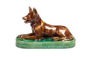 McHUGH Pottery Kelpie dog statue