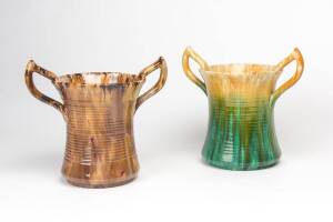 JOHN CAMPBELL Two pottery vases