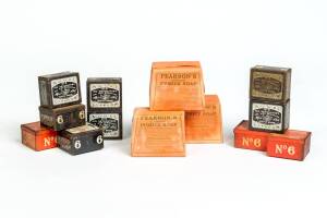 A collection of "NOBEL No.6" detonator tins (19) & soap