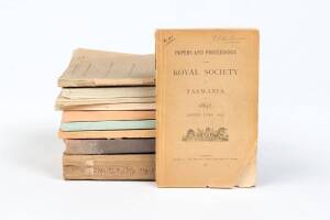 "The Royal Society of Van Diemen's Land" 10 volumes