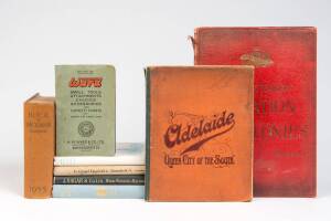 Eight vintage and antique trade catalogues and travel books, including Mappin & Webb, Ward Small Tools, Buck and Hickman, James M'Ewan & Co., Fr. Eduard Engels & Co., "The Australian Irrigation Colonies Illustrated" , "Adelaide Queen City of the South" 