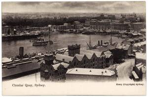 "PICTURESQUE SYDNEY - Series C" circa 1905, Kerry's Australian Post Cards, complete set of 9 real-photo cards; superb Unused and accompanied by the scarce original wrapper. Very scarce thus.