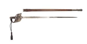 A 19th century cavalry parade sword