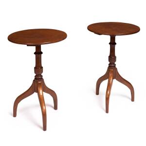 A rare pair of Australian cedar wine tables, circa 1830