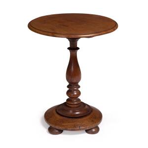 A cedar circular occasional table, circa 1845