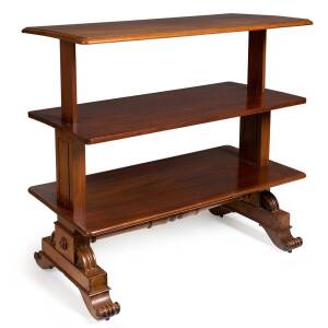 A fine Australian cedar telescopic servery table, c1840