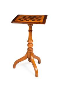 Games top huon pine and cedar wine table, c1830