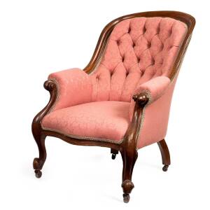 An Australian cedar gents chair, circa 1870